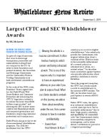 Largest CFTC and SEC Whistleblower Awards